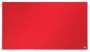 Textiltábla, széles képarány, 40'/89x50cm, alumínium keret, NOBO 'Impression Pro', piros