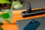 Hálózati töltő, 2xUSB-C, USB-A, 65W, GaN, VERBATIM Essentials, fekete
