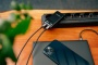 Hálózati töltő, 2xUSB-C, 65W, GaN, VERBATIM Fold `n` Go, fekete