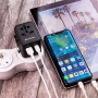 Utazó adapter, univerzális, USB-A(QC 3.0)/USB-C(PD20W)2xUSB, VERBATIM UTA-02