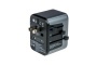 Utazó adapter, univerzális, USB-A(QC 3.0)/USB-C(PD30W)2xUSB, VERBATIM UTA-03