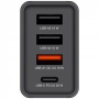 Hálózati töltő, 1xUSB-C PD (20W), USB-A QC 3.0, 2xUSB-A (10W), VERBATIM, fekete