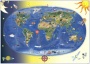Könyökalátét, kétoldalas, STIEFEL Föld országai/Gyermek-világtérkép