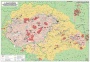 Könyökalátét, kétoldalas, STIEFEL 'Magyarország néprajzi térkép'